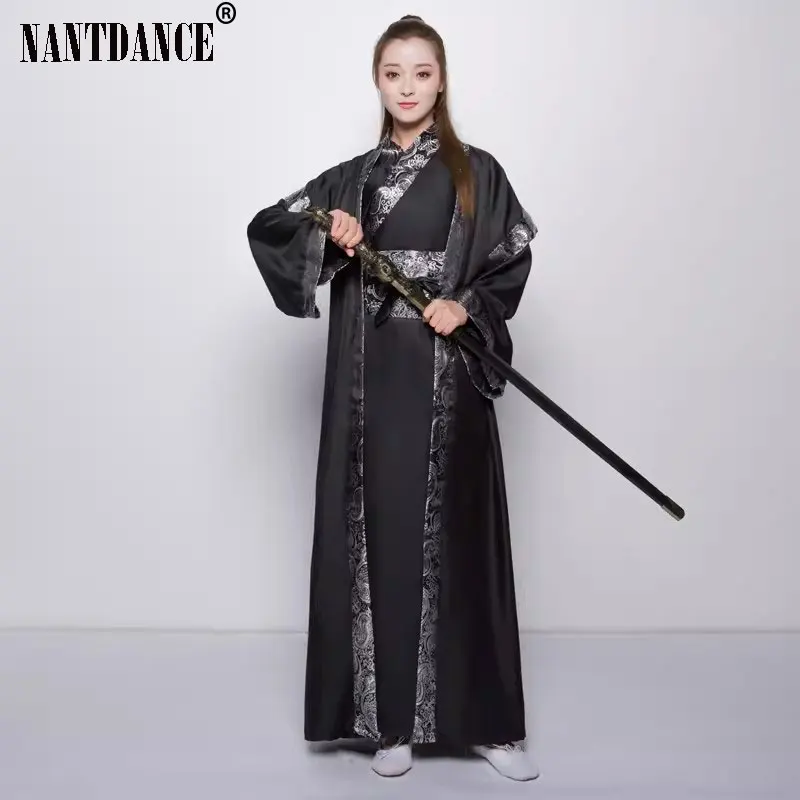 Costume de danse de la dynastie des Prairies Han pour femme, Hanfu chinois élégant, vêtements traditionnels, performance sur scène, fête du Nouvel An