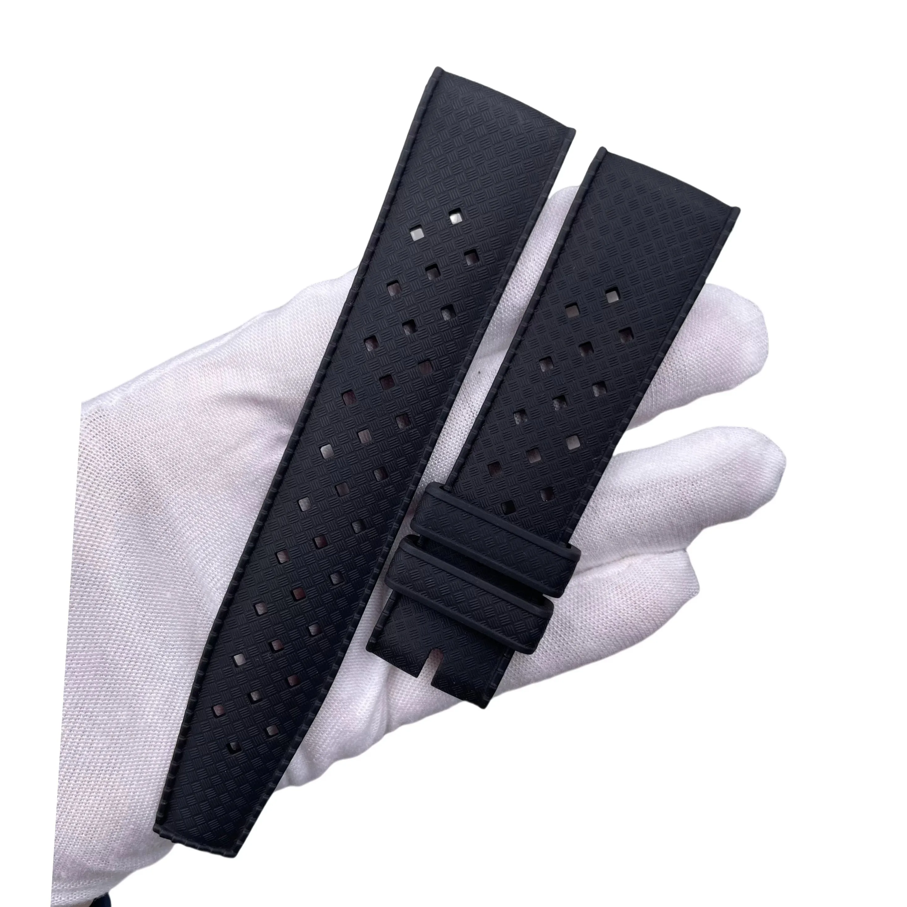 PARA BLANCPAIN, TISSOT E TAG HEUER, pulseira de relógio FKM