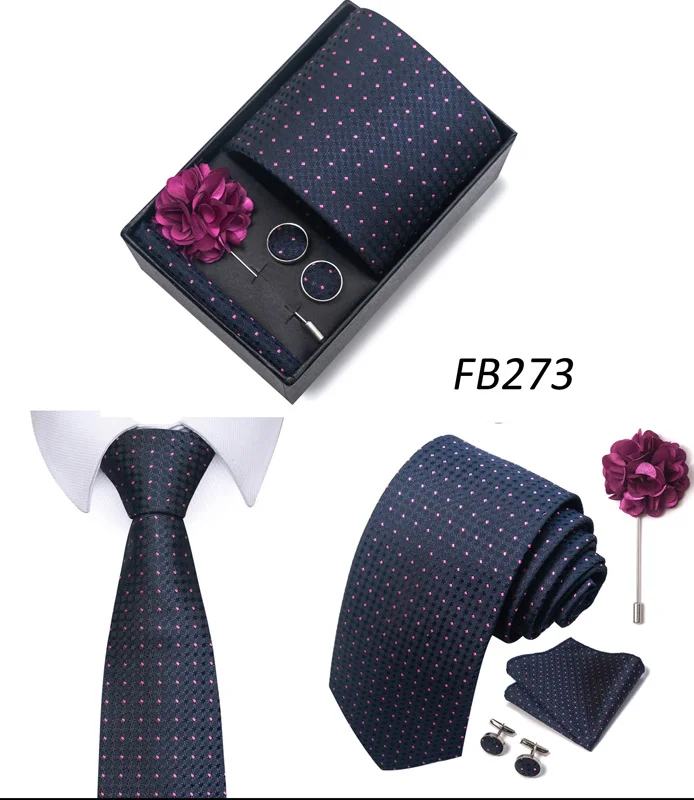 Neue Designer Blau Rot Grün Paisley Krawatten Für Männer Hochzeit Party Krawatte Luxus Krawatte Einstecktuch Cufllink Brosche Set – Detail 14