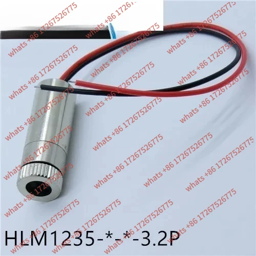 

Red laser module 635nm ＜ 10mw laser point straight line cross shape adjustable diameter 12mm