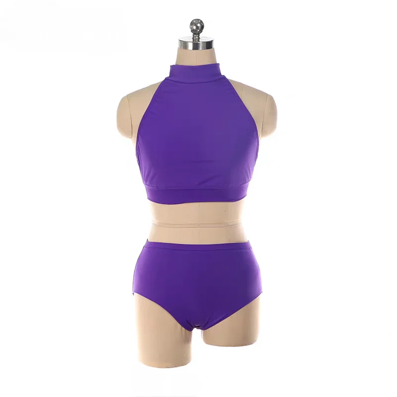 Profesjonalne stroje do tańca jazzowego, stroje sceniczne, kostiumy Lodysuit do tańca latynoamerykańskiego są wymienne i rozmiary można dostosować.