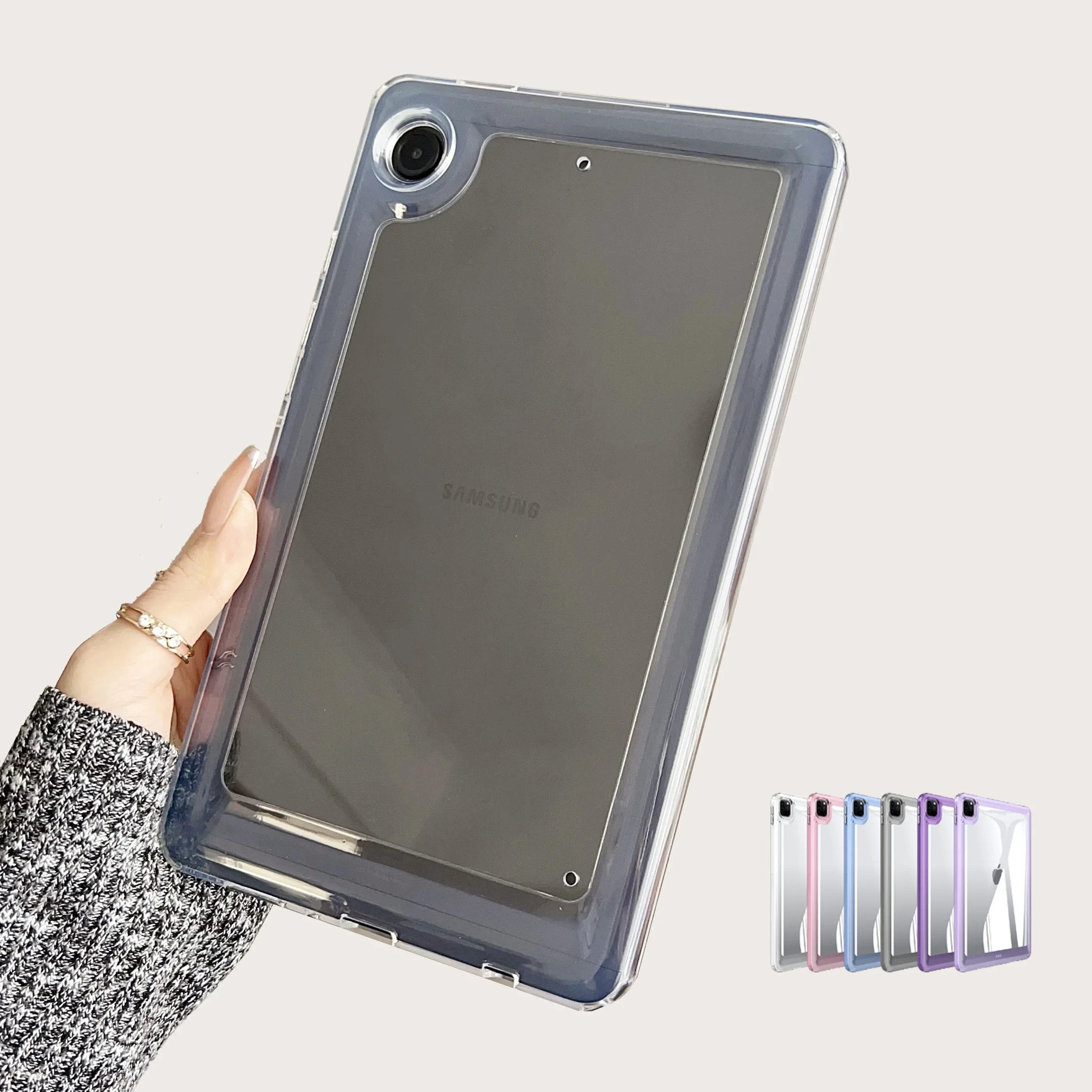 

Для Samsung Galaxy Tab S6 Lite 2024 P610 P615 S9 Plus X810 FE Plus X610 A9 Plus X210 X110 S8 S7, цветной мягкий чехол для планшета для детей