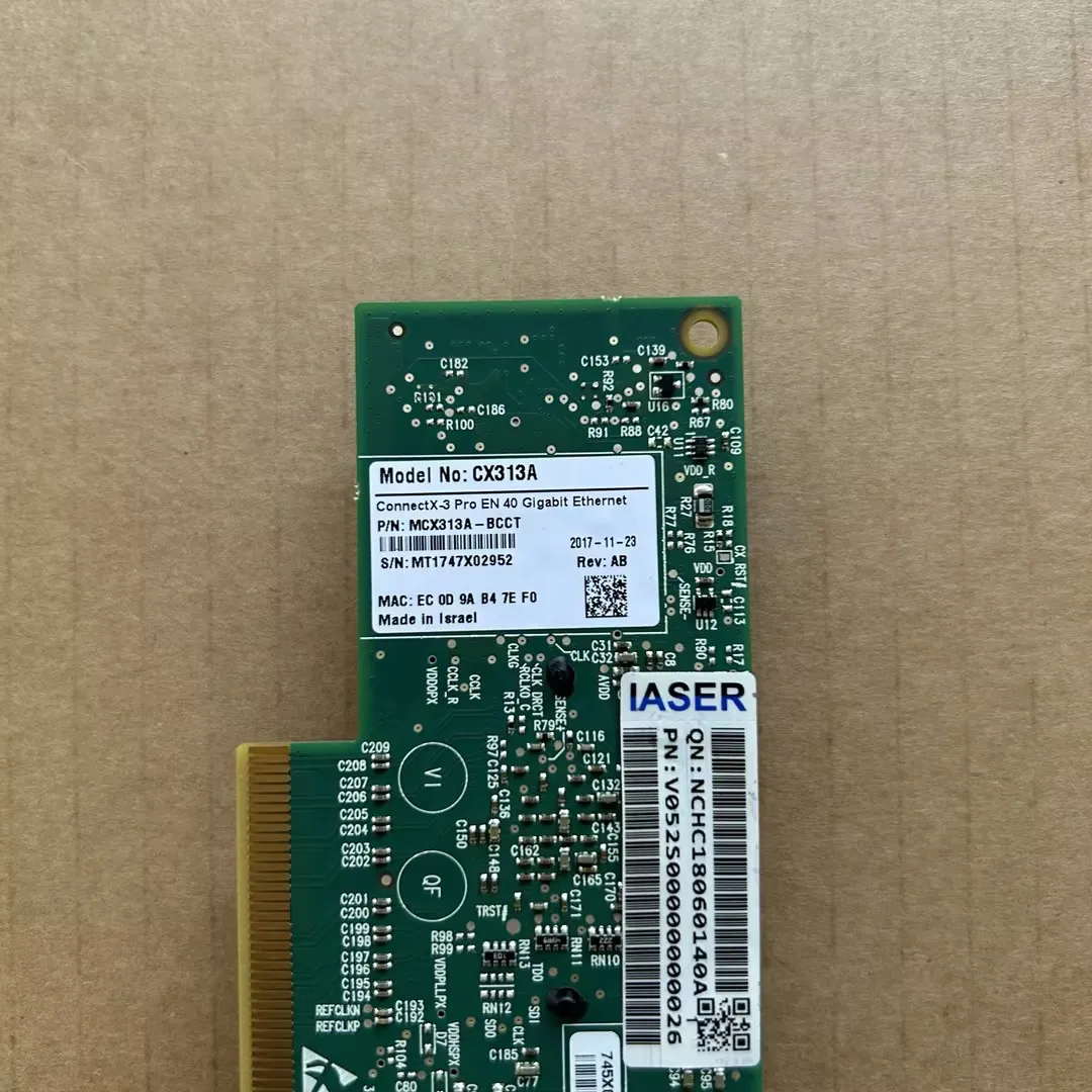 Carte d'interface réseau 40G à port unique MellanoxCX313A MCX313A-BCCT ConnectX-3Pro