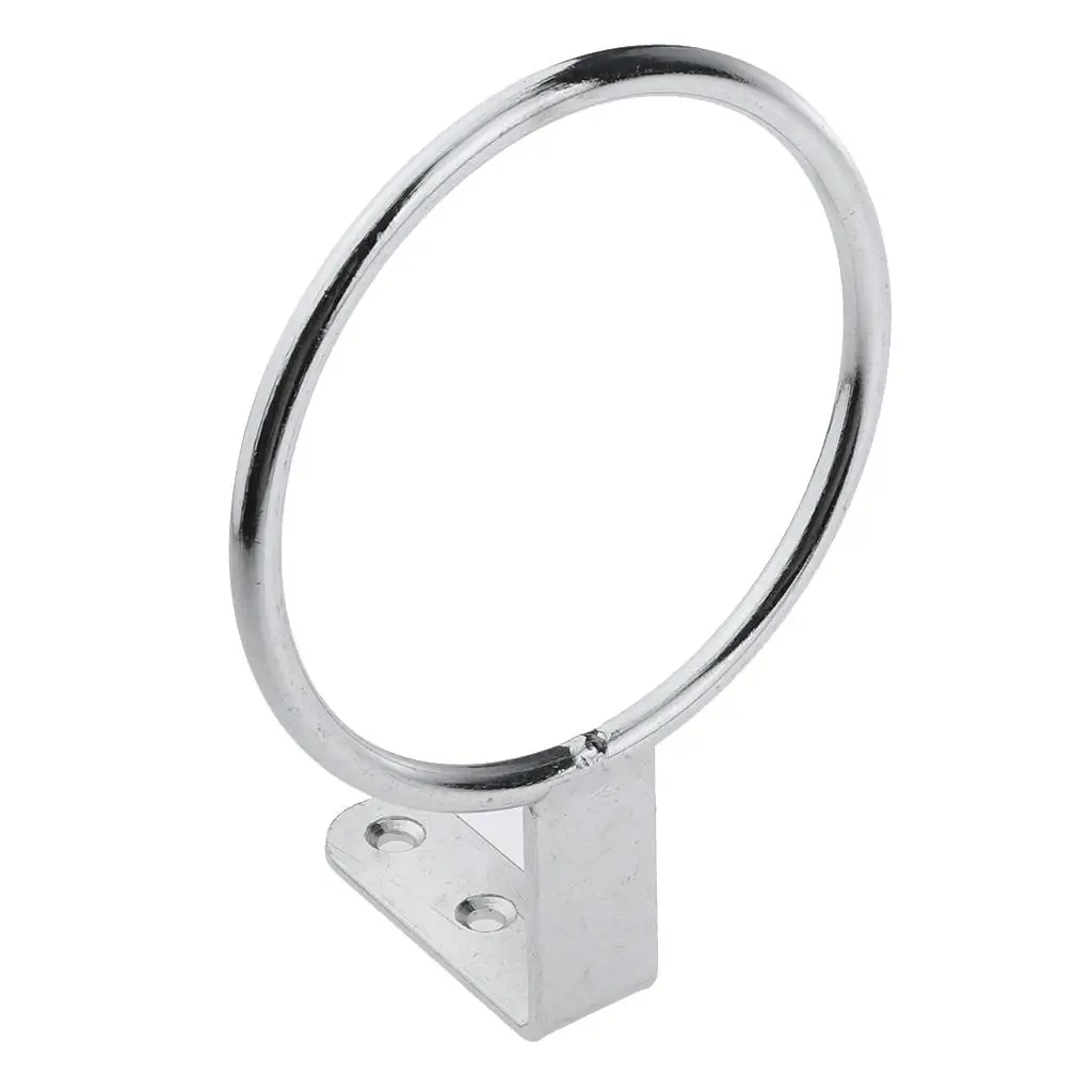 Hair Dryer Rack Holder Wall-Mounted Shelf Storage 304 Stainless Steel Chrome .