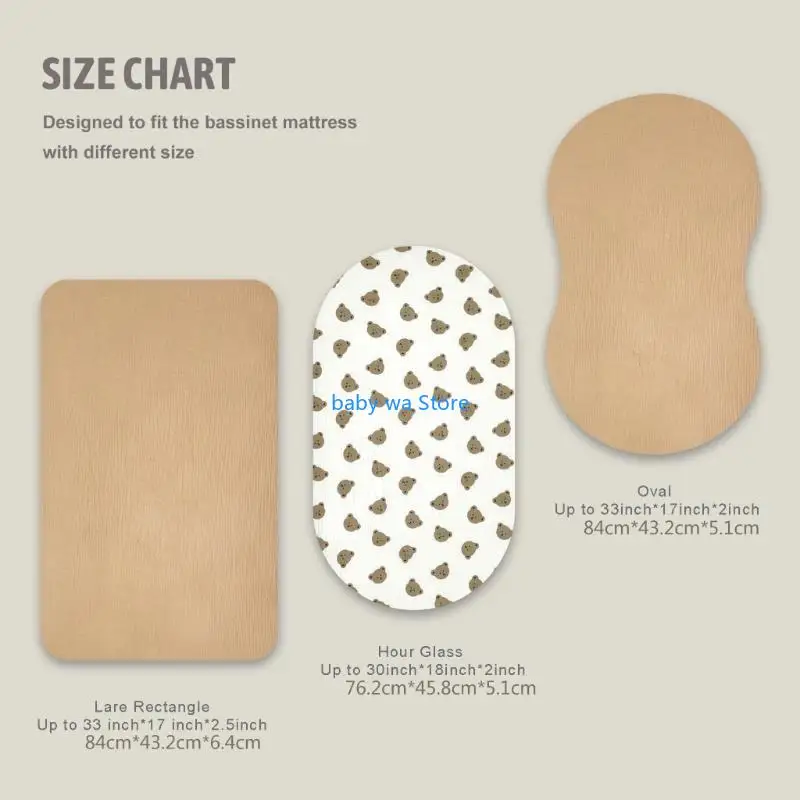 Набор из 2 простыней для малышей, мягкий и дышащий чехол для коляски, съемный чехол 4XBD