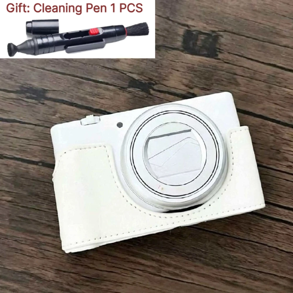 PU Leather case base half cover For Sony ZV1F ZV1M2 camera bag ZV1F Camera case protective case +1 PCS Free Cleaning Pen