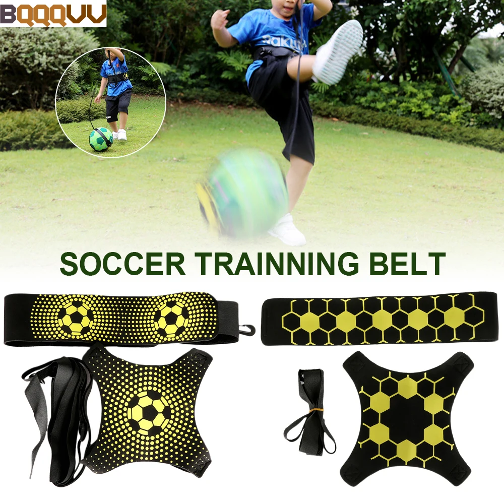 Futebol cinto de treinamento, destacável, durável gancho e laço projeto, cinto ajustável, acessórios de futebol, 1pc
