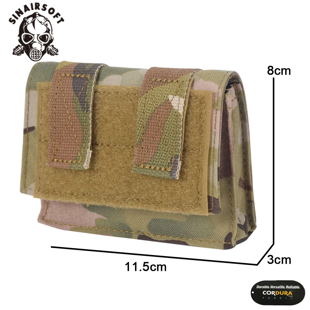SINAIRSOFT Tactical FAST Helmet Utility Pouch Removable Rear Pouch NVG Counterweight Battery Pouch For Clothing Accessories