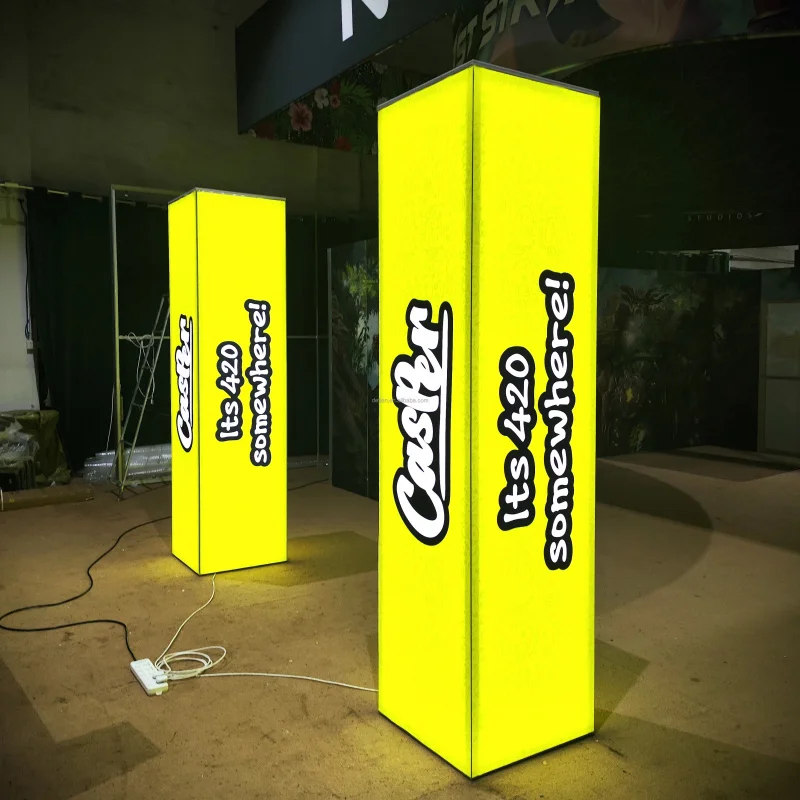 (customized)DETIAN OFFER Custom Printed Portable Backlit Trade Show Booth Display stand Expo Display Display rack