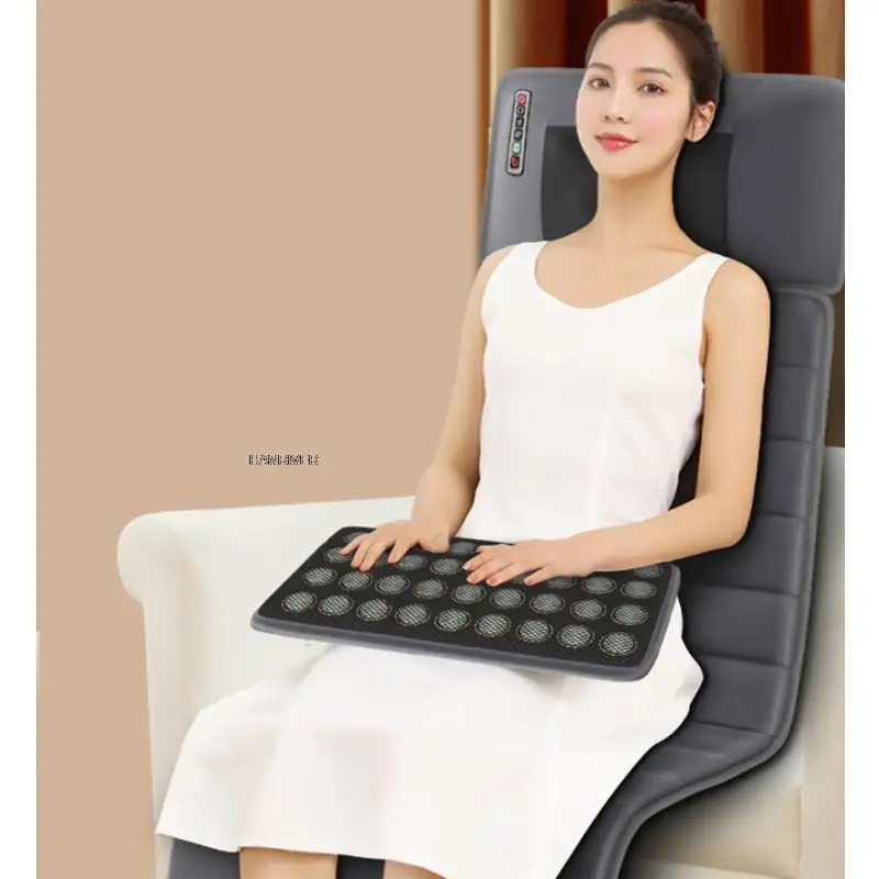 Multifunctional cervical spine massager waist shoulder back household whole body mattress electric lying cushion