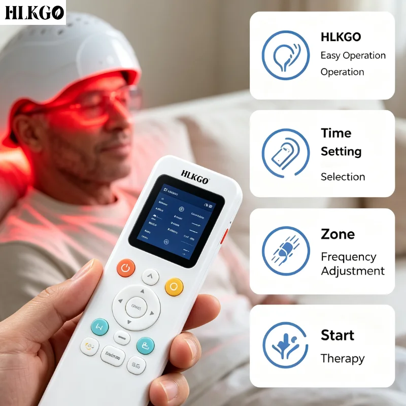 Brain Therapy Helmet Non-invasive 1070nm High Power NIR PBM Device for Alzheimer Parkinson Dementia Nerve Repair