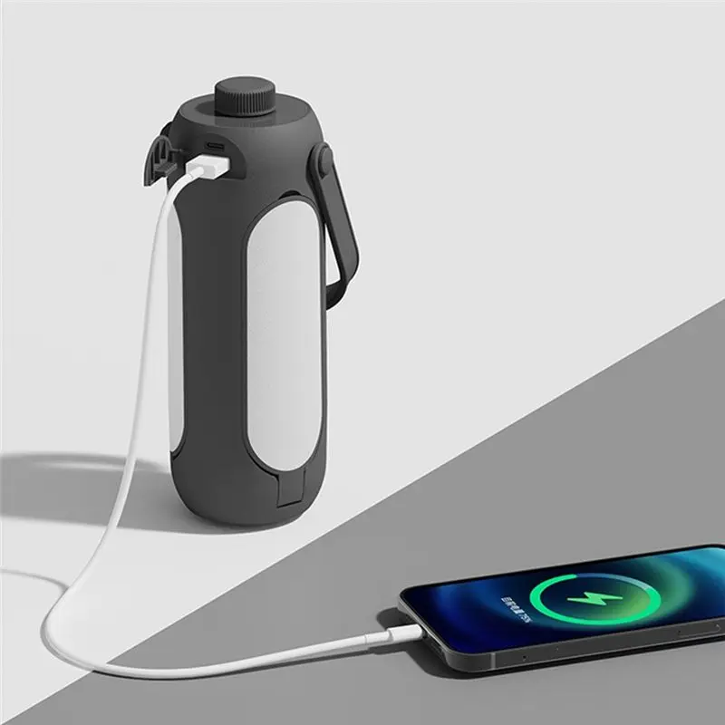 

ABCD Outdoor Camping Lantern Multifunctional Lamp LED 10000MAh Lighting Portable USB Rechargeable Hanging Tent Camping Lamp-C