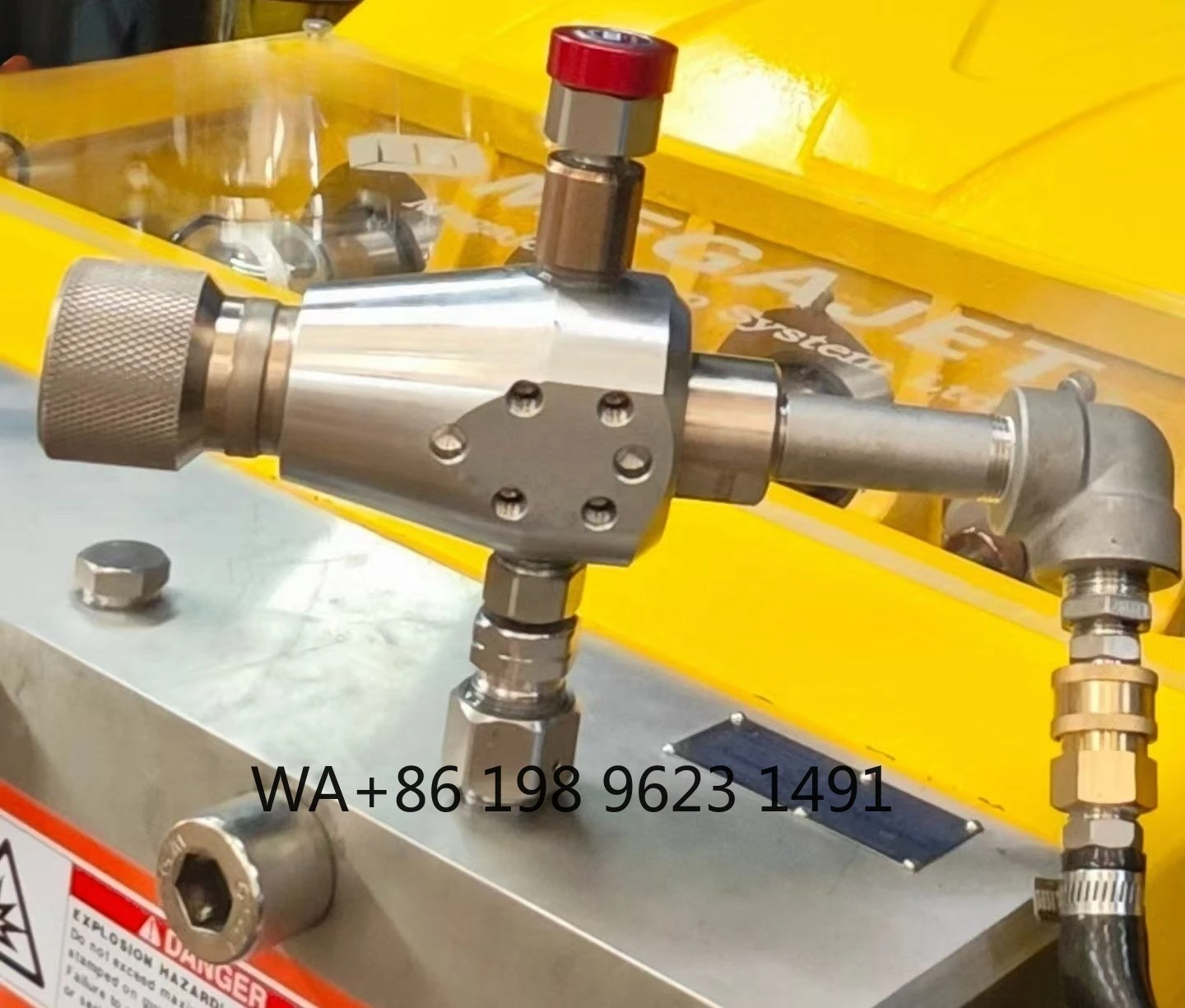

Adjustable High Pressure Bypass Valve Industrial Spare Parts for High Pressure Cleaning Machine Equipment
