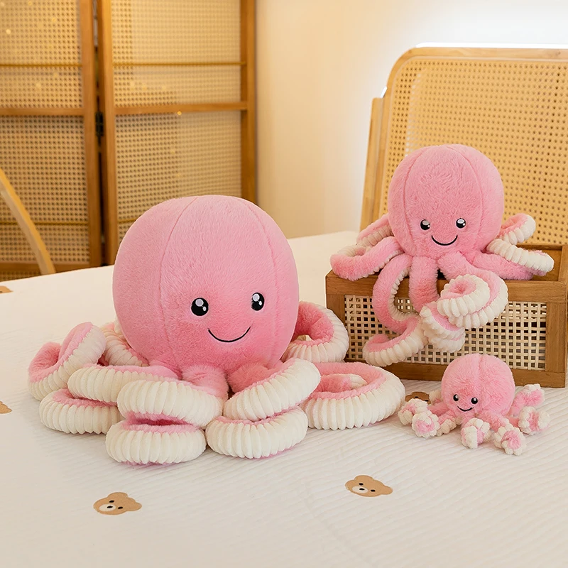 Miniso Adorable Realistic Octopus Plushie  Hilarious Octopus Toy Decor Perfect Birthday Present For Him Cuddly Cloth Doll