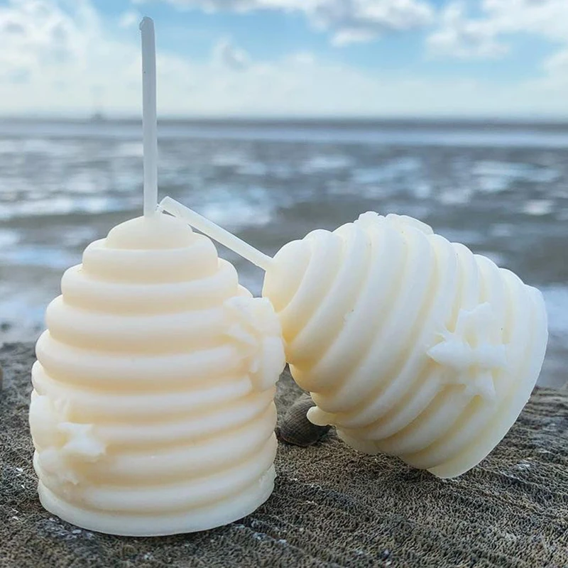 3D ula silikonowa forma na świecę DIY plaster o strukturze plastra miodu mydło ciasto forma do pieczenia świeca akcesoria do rękodzieła dekoracja wnętrz