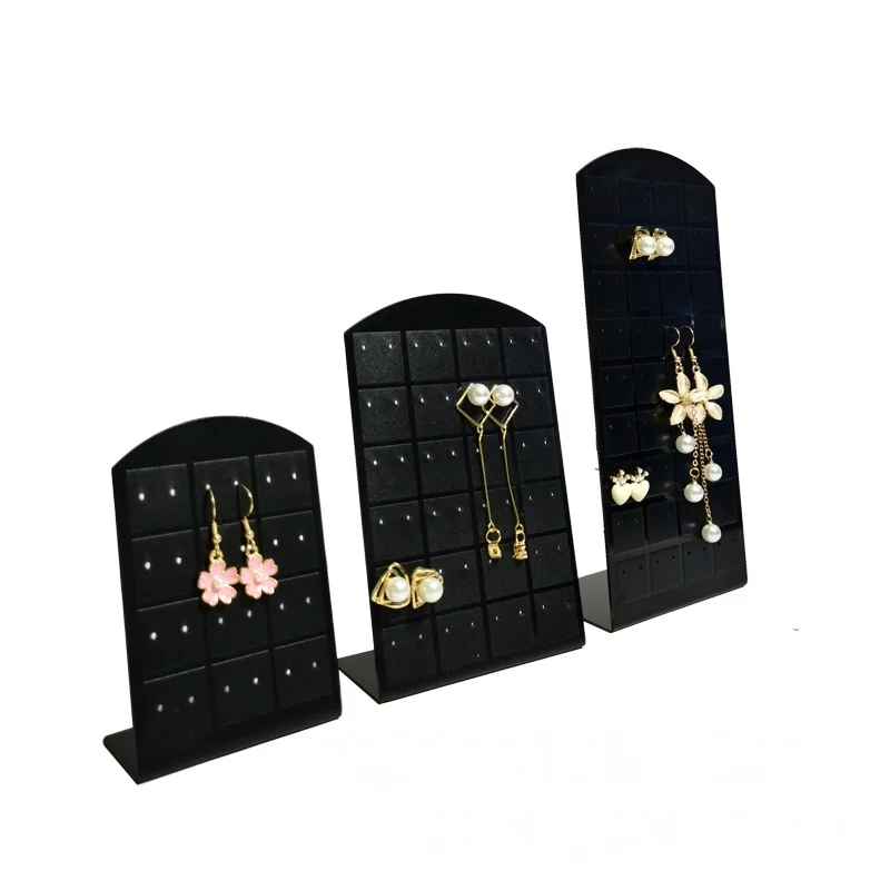 

Органайзер для серег, пластиковая подставка для демонстрации серег, L-образные держатели для серег-гвоздиков для розничной продажи