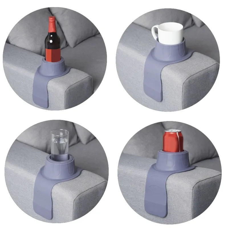 

Тренд 2025, силиконовый подлокотник для напитков и кофе, подстаканник для дивана, многофункциональный держатель для диванной подушки