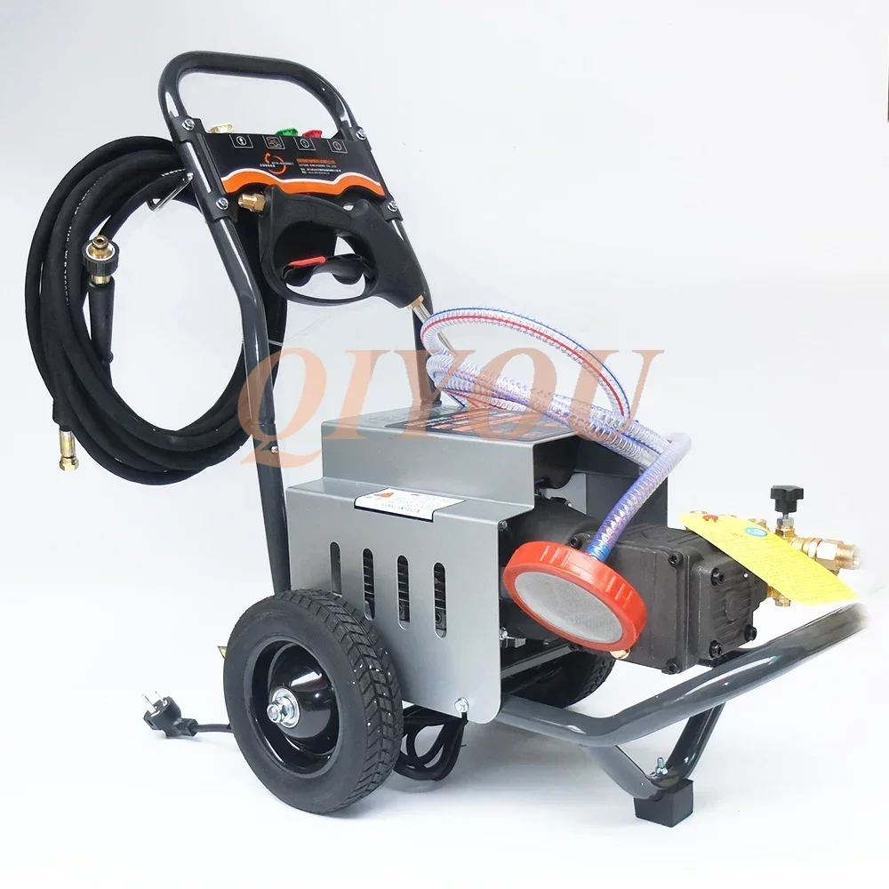 220V 2200W Portable Car High Pressure Washer Movable Commercial Car Cleaning Tool Copper Core Induction Motor for Car Cleaning