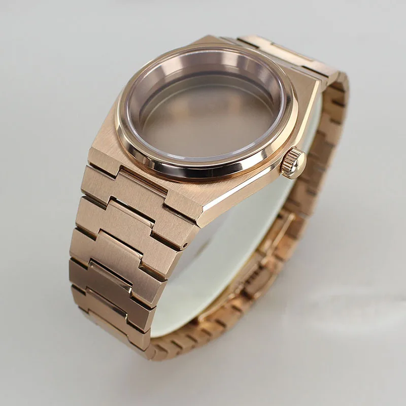 

For PRX Super Player Men 40mm Watch Cases Sapphire Glass For NH35 NH36 NH38 NH34 NH70 NH72 Automatic Movement Solid Bottom Cover