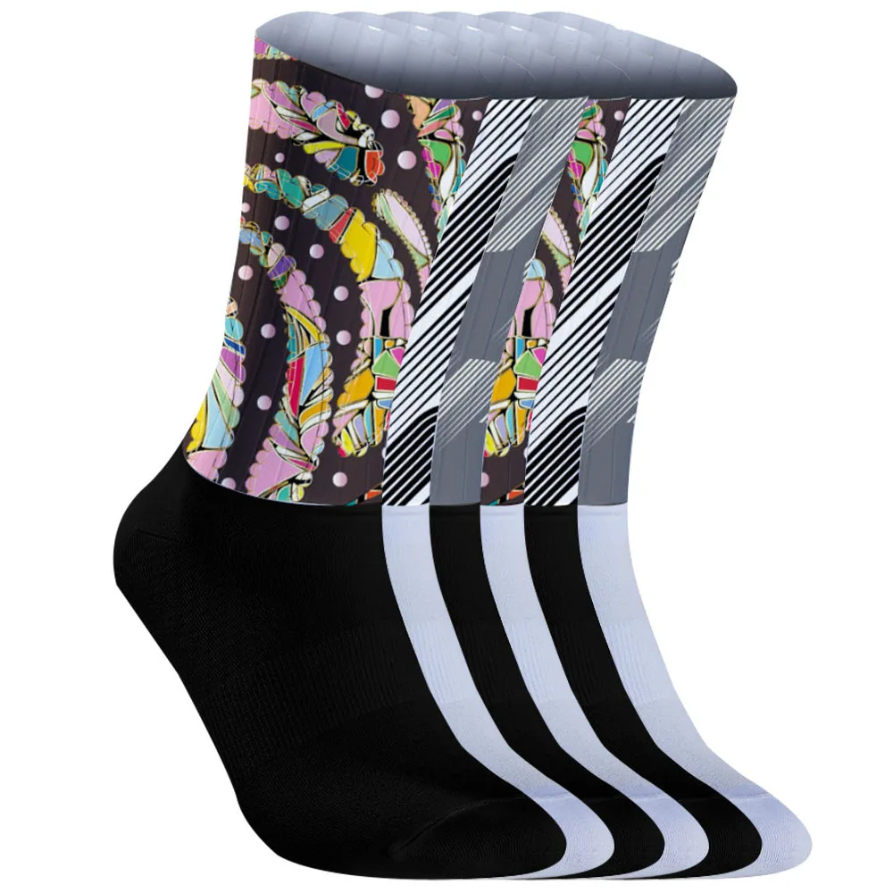 

2025 Новые легкие и тонкие велосипедные носки, дышащие и без нагрузки для гонок на шоссейных велосипедах.