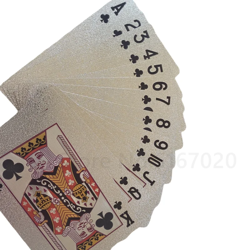 Black Diamond Poker Cards Plastic Poker Cards Board Game Speelkaarten Pvc Cards Creative Gifts Standard Poker Cards