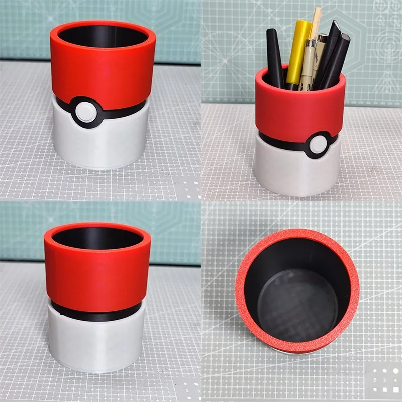피카추 사무실 펜 홀더 애니메이션 재미있는 보관 상자 어린이 학교 사무용품 용품 학생 보상 생일 선물
