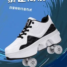 

High-quality walking shoes, children's outdoor roller skates, large four-wheel Children's gifts kids sneakers