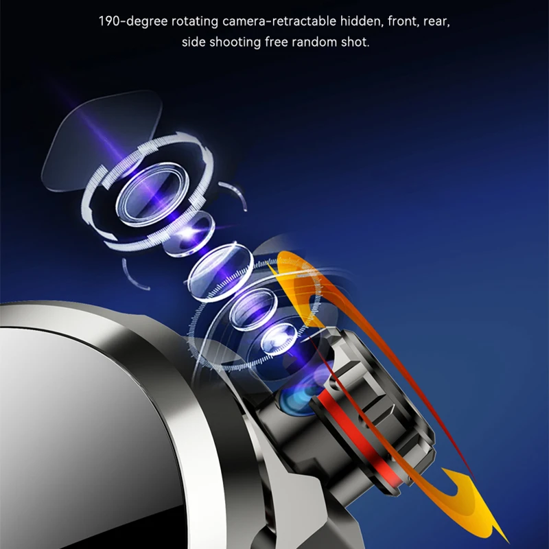 5G/4G 풀 네트워크 스마트워치 남성용 1.95인치 AMOLED 스크린 8GB+128GB 램 900W 카메라 GPS WIFI 구글 앱 안드로이드 9.0 스마트워치