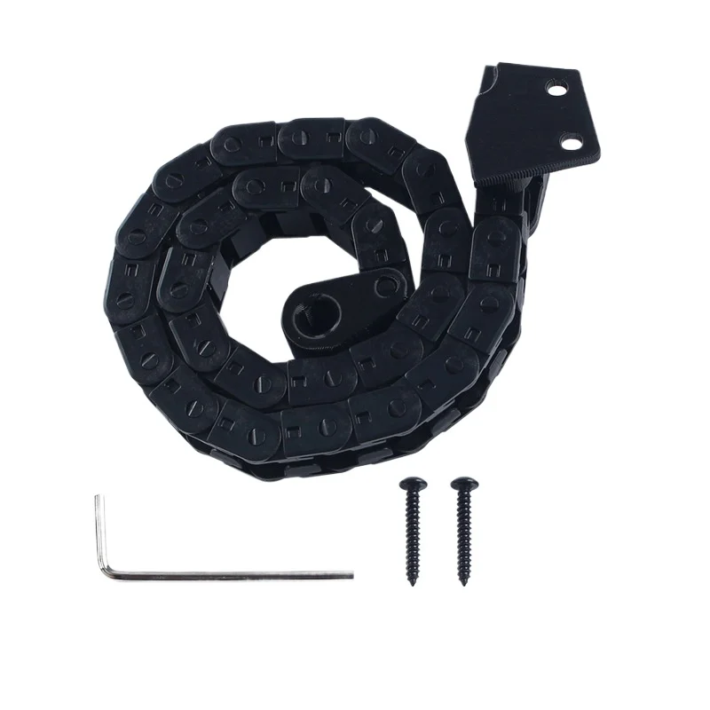 Bridge Type Drag Chain Kit High Temperature Resistant Flexible Cable Protection Chain Durable 3D Printer Wire Management Parts
