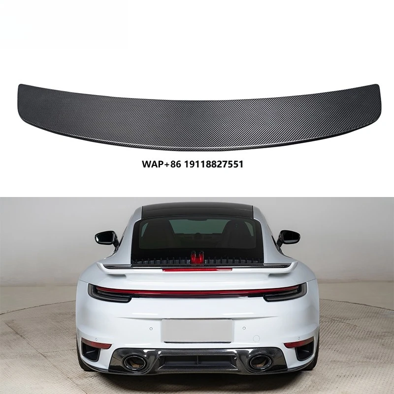 

For 911 the High-quality Carbon Fiber Turbo SD Style Rear Wing Trim Panel Presents a Refined and Luxurious Appearance