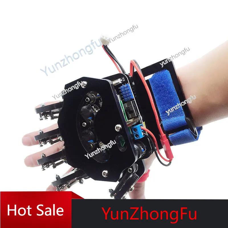 Somatosensory Gloves Wearable Mechanical Gloves Somatosensory Control Arduino Robot Mechanical Arm Control