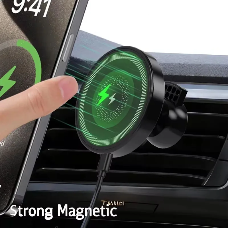 For Magsafe Car Magnetic Wireless Charger Air Vent Phone Hol