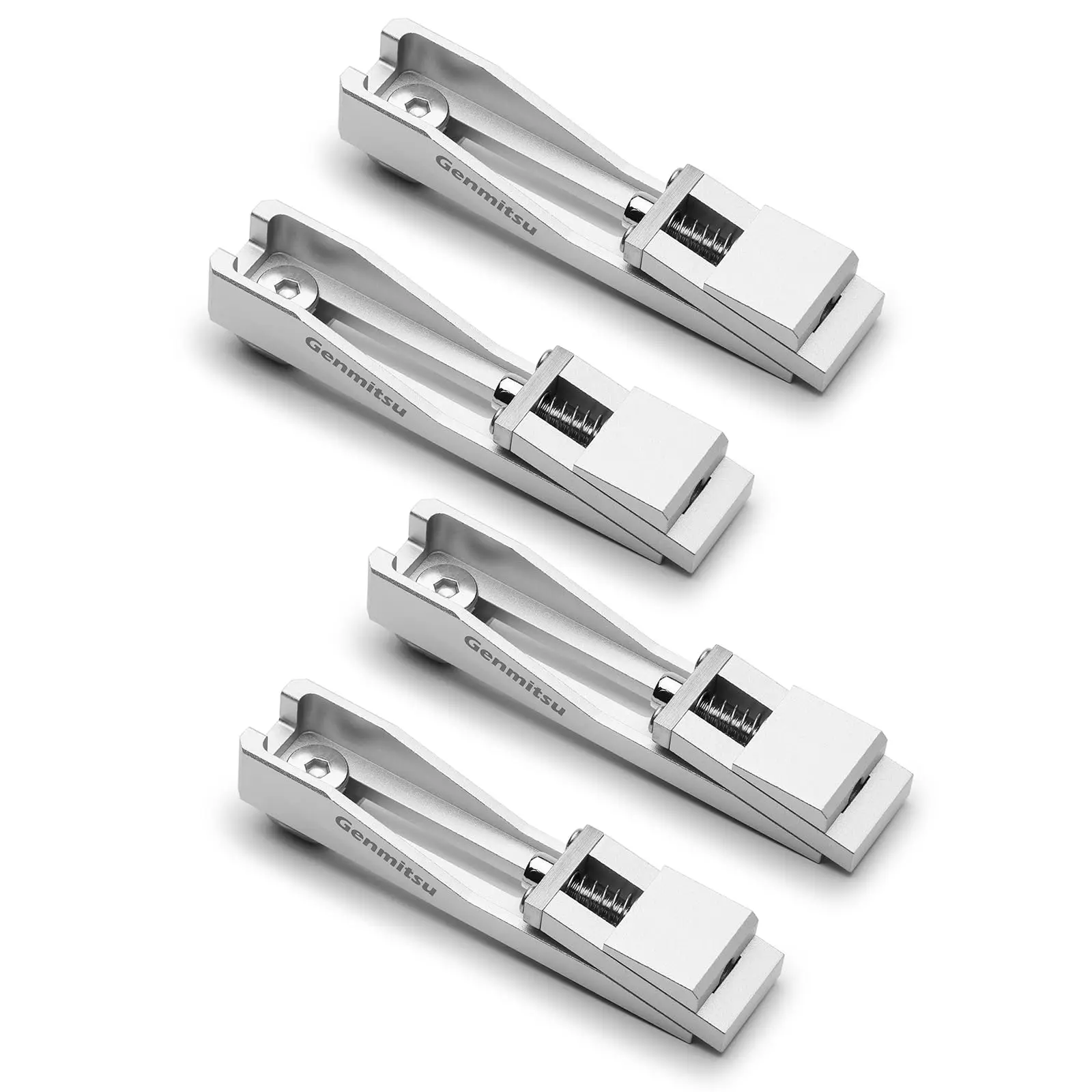 Genmitsu 2/4PCS Aluminum Low Profile Toe Clamp CNC Router Vise Clamps Workholding Kit for 106x22mm Wood Metal Milling Machine