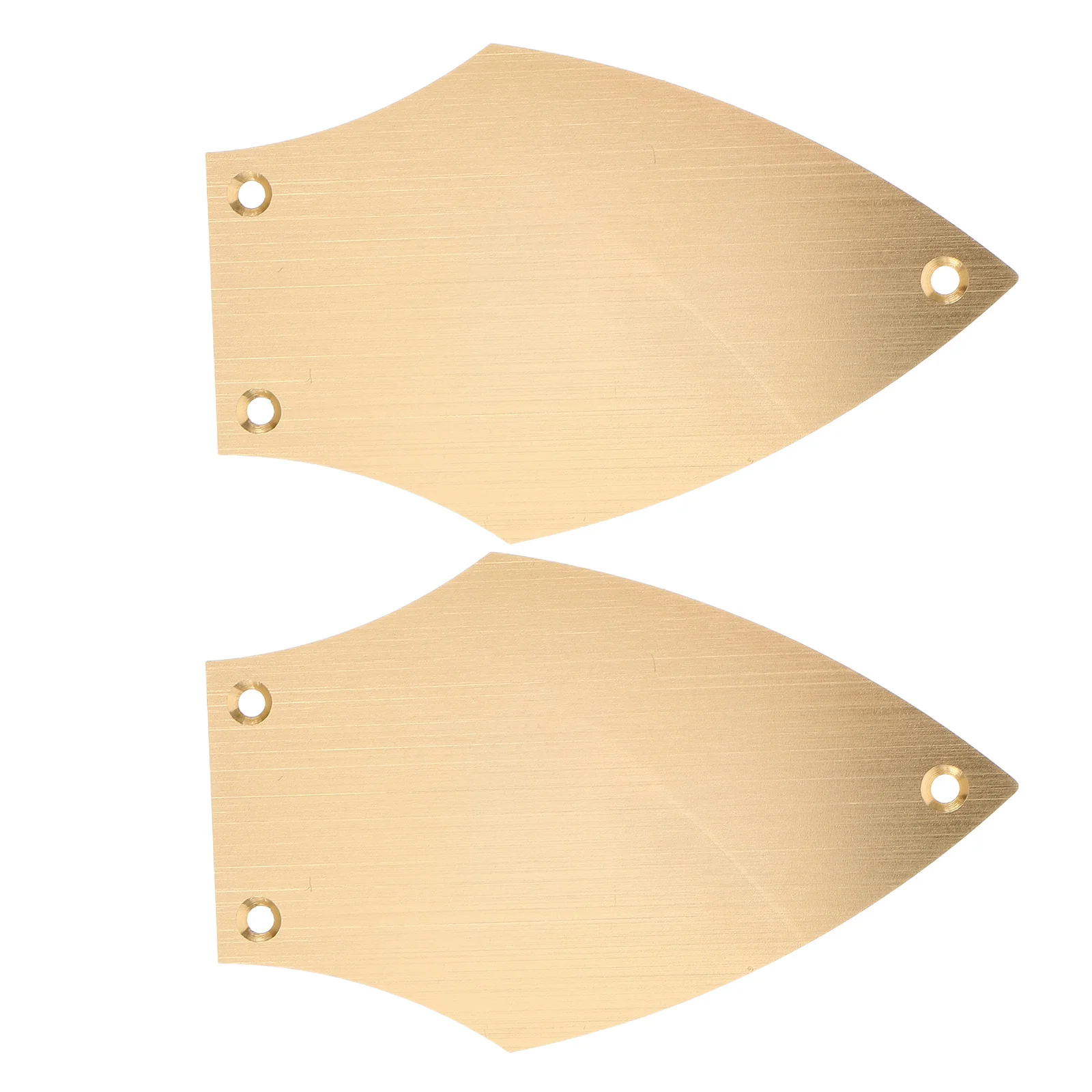 

2Pcs Guitar Headstock Plate Aluminum Alloy Truss Rod Shield for Bass Electric Guitar Maintenance Deep Tone Optimization