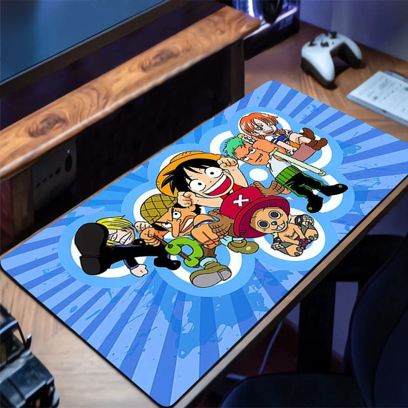 

Mousepad PC Gaming Accessories Computer Cabinet Extended Mat Non-Slip Mouse Pad One Piece Anime HD Keyboard Pad Office Desk Mat