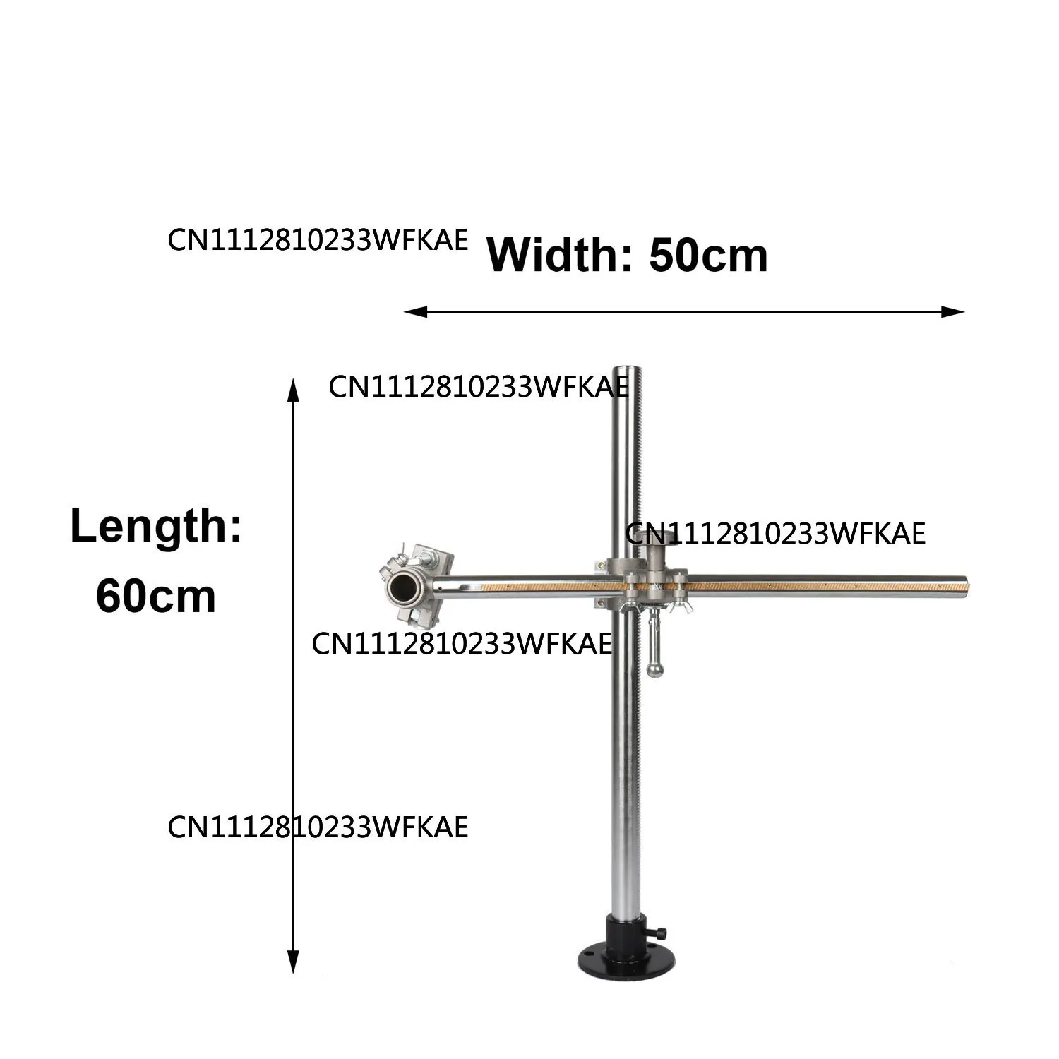 60×50cm Welding Torch Holder Support TIG MIG Machine Gun Holder Clamp Mountings fit Welding Positioner Turntable Rotary Table