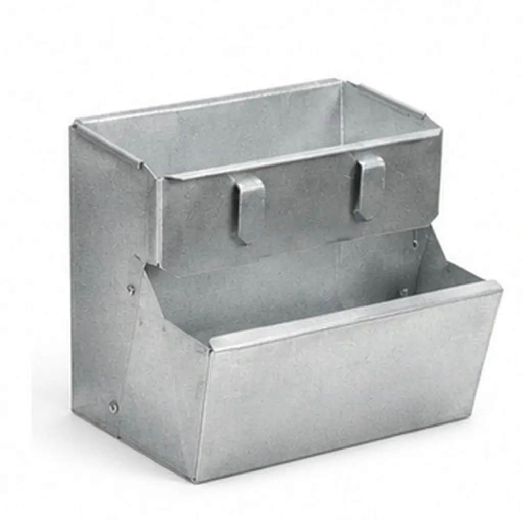 4Pcs Sturdy Metal Rabbit Feeder Box Large Capacity Bunny Food Dispenser for Breeding Farms Home Setup Easy Refill