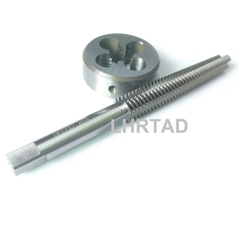 Rubinetti filettati trapezoidali destro/sinistro set di matrici per dadi Tr12 TR12X2 TR12X3 HSS strumento manuale metrico die and screw tap T12