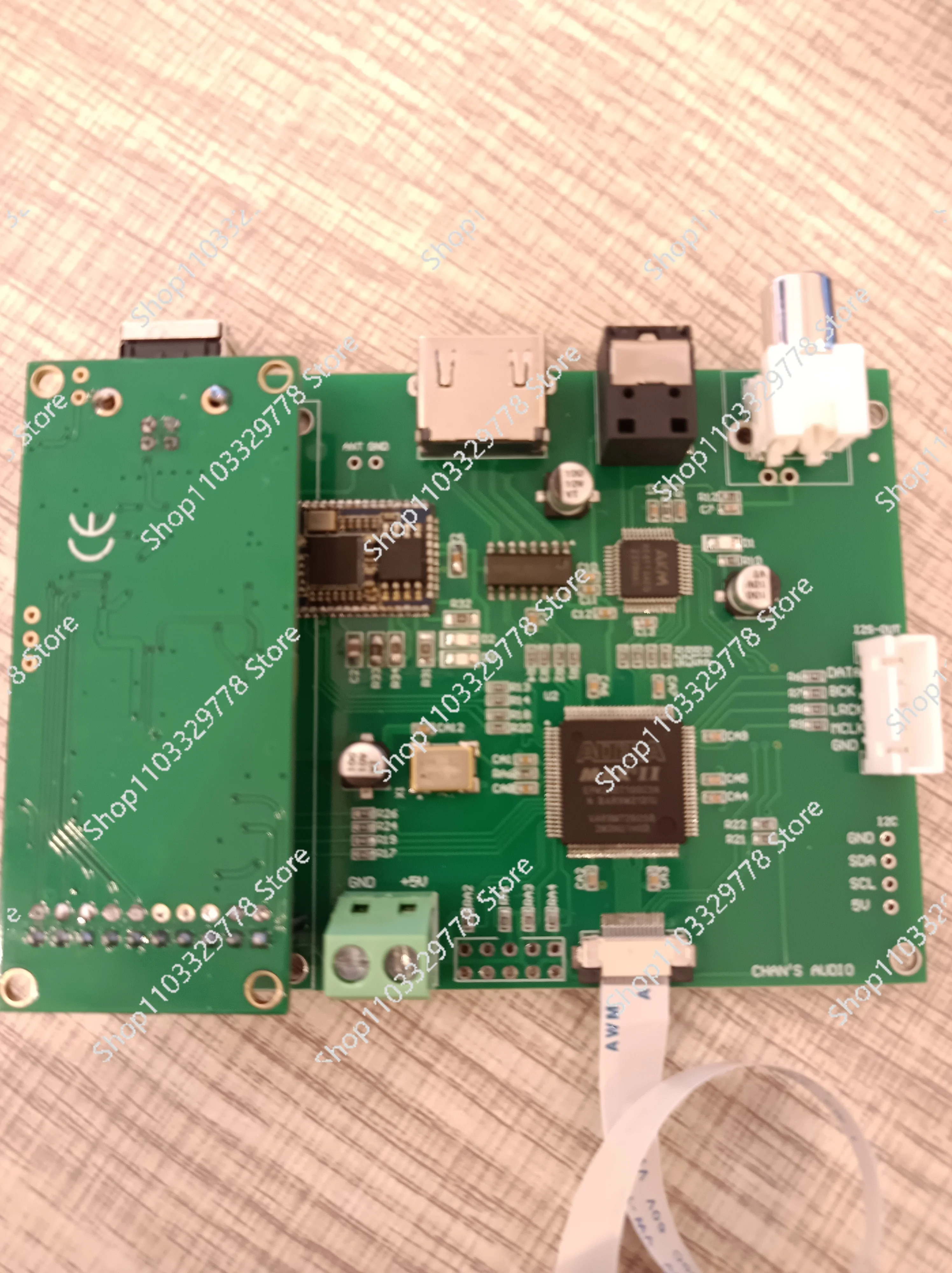 

Цифровая приемная плата AK4118 (коаксиальное волокно HDMI Bluetooth USB) пять видов входа на выход сигнала IIS