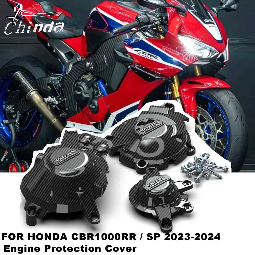 

Motorcycle Engine Protective Cover Guard Protector Fall Protection Cover For HONDA CBR1000RR SP CBR 1000RR SP 2023-2024