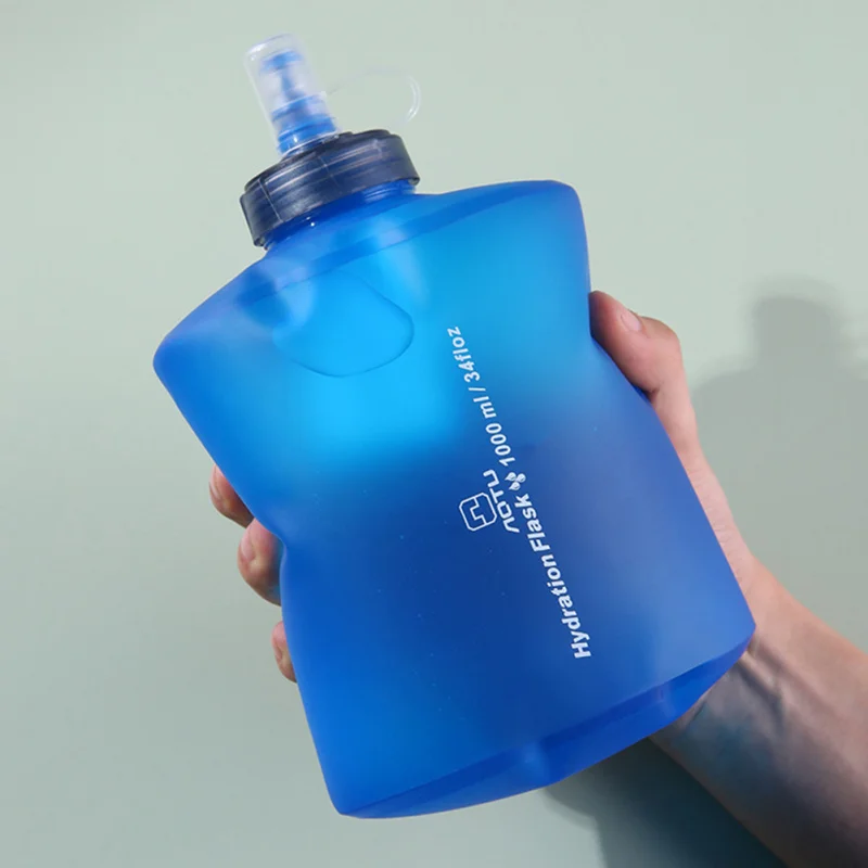 

Складная мягкая бутылка для воды 1000/2000 мл для активного отдыха, спорта, бега, кемпинга и походов