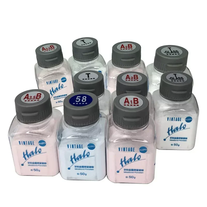 Dental Metal Ceramics Dentine Powder Body Enamel SHOFU Vintage Halo Materials Dentistry Lab Consumables Transparent Porcelain