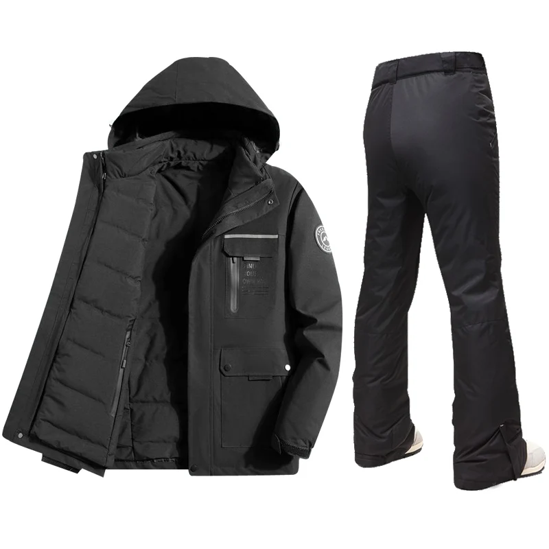 Doudoune de ski pour femme, imperméable, coupe-vent, chaude, pantalon de neige, sports de plein air, tenues de ski, hiver, 506