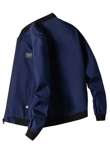 Man Leisure Jacket New Spring Autumn Solid Color And Comfortable Zipper Style Fashion Windproof Jacket