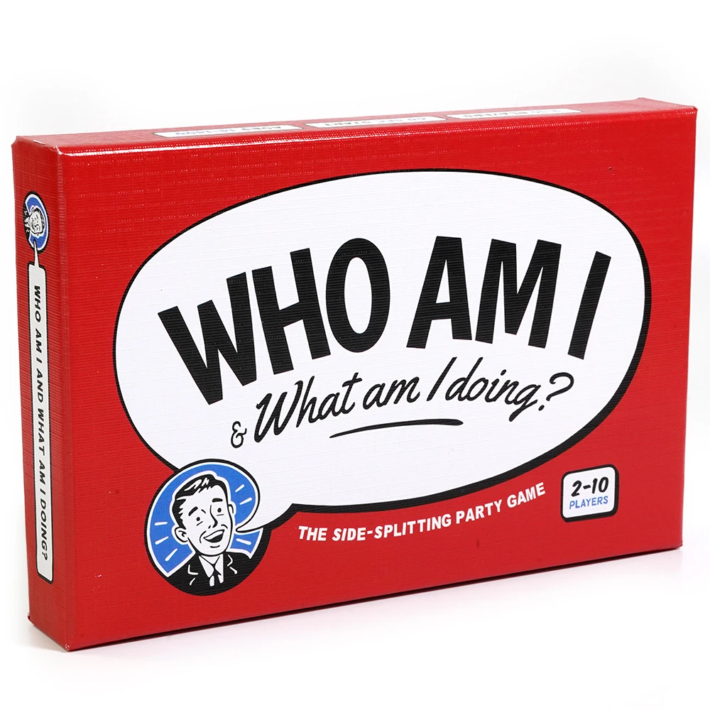 Who Am I & What Am I Doing Card Game Funny Player Party Game Charades Impressions Card Game For Adults Couples Family For Travel