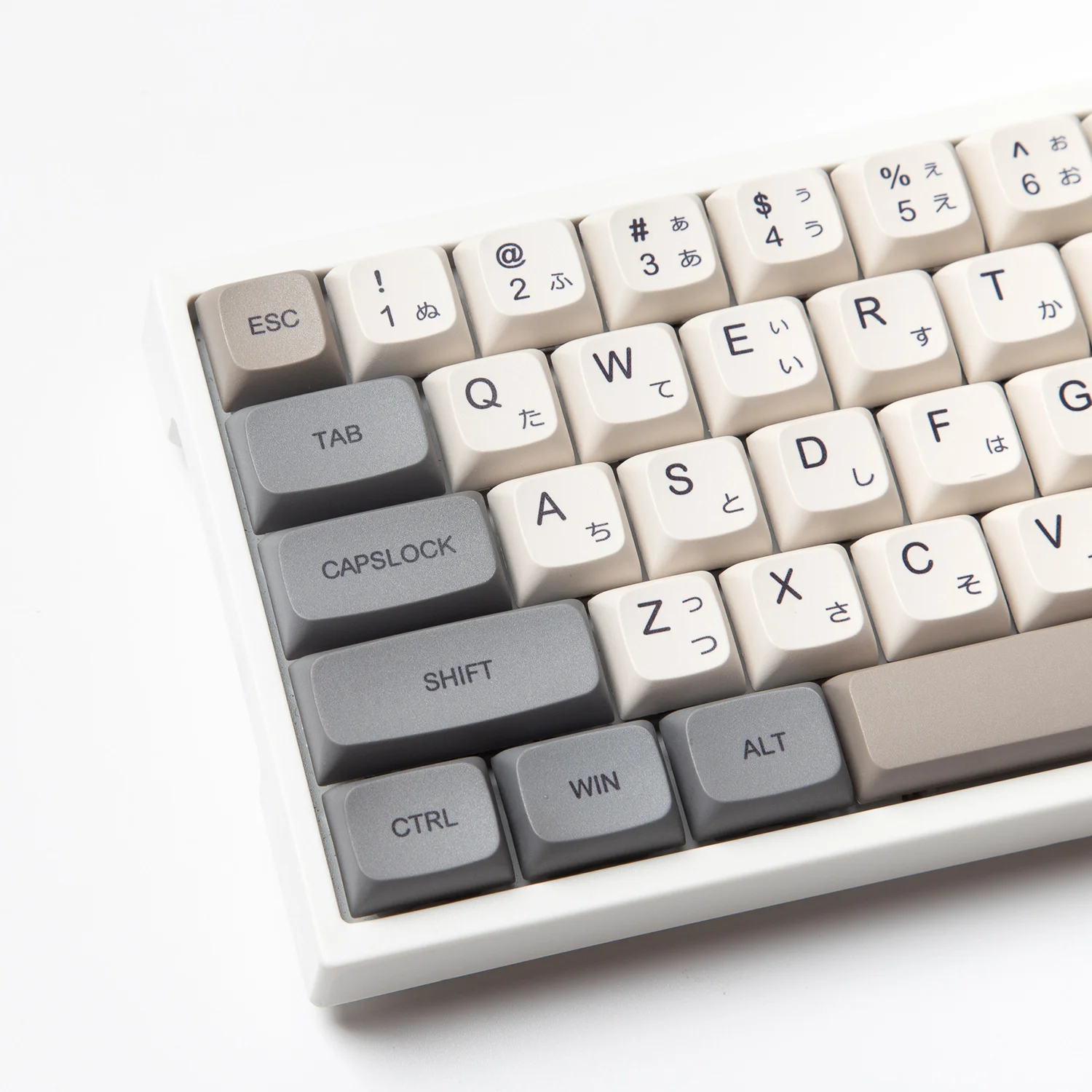 133 Keys XDA Profile PBT Keycap Minimalist White Gray English Russian Japanese Korean Keycaps For MX Switch Mechanical Keyboard