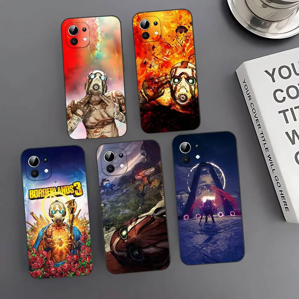 

Game B-Borderlands Slim Black Shockproof Phone Case: Snug Fit For Xiaomi 12,11,12S Ultra & Redmi Note 11,10T,9,9A,8Pro,8T,5G