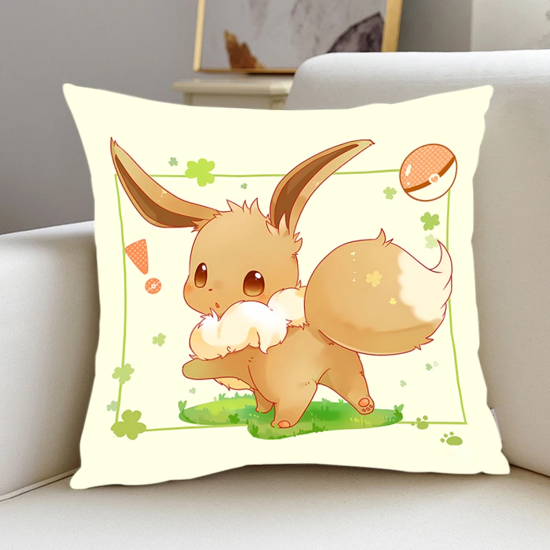 

New Pillow Slips Pillow E-Eevee Covers Bedding Comfortable Cushion Good For Sofa Home Car High Quality Pillow Cases Home Decor