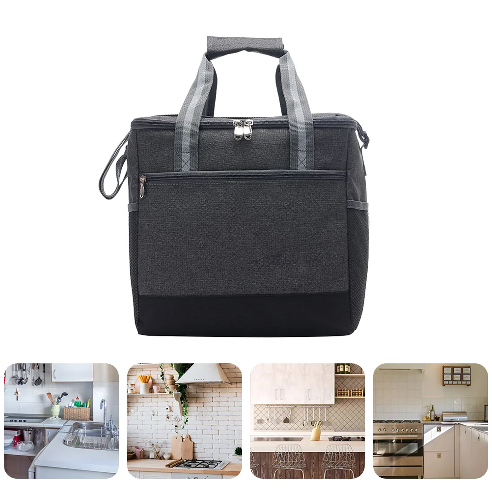 

Insulated Lunch Bag Bento Insulation Cooler Portable Aluminum Film Tote Food Mens for Work Thermal