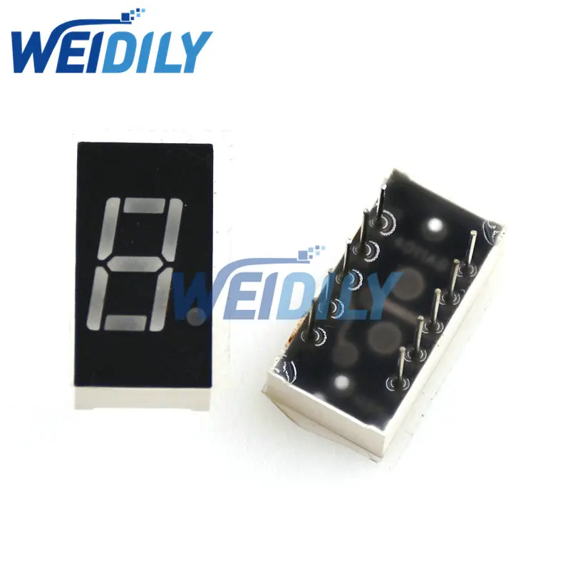 5PCS 0.4inch LED display 7 Segment 1 Bit/2 Bit/3 Bit/4 Bit Digit Tube Red Common Cathode / Anode Digital 0.4 inch led 7segment